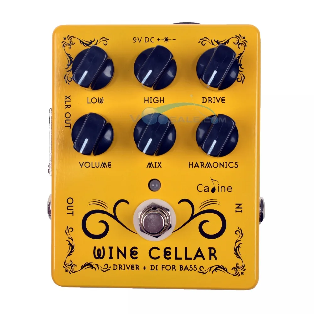 Caline CP 60 Driver + DI для бас гитары педаль аксессуары мини запчасти используются