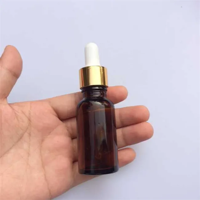 Amber Glass Liquid Atomiser Pipette Bottle Eye Dropper Oil Drops Aromatherapy Packing Bottles