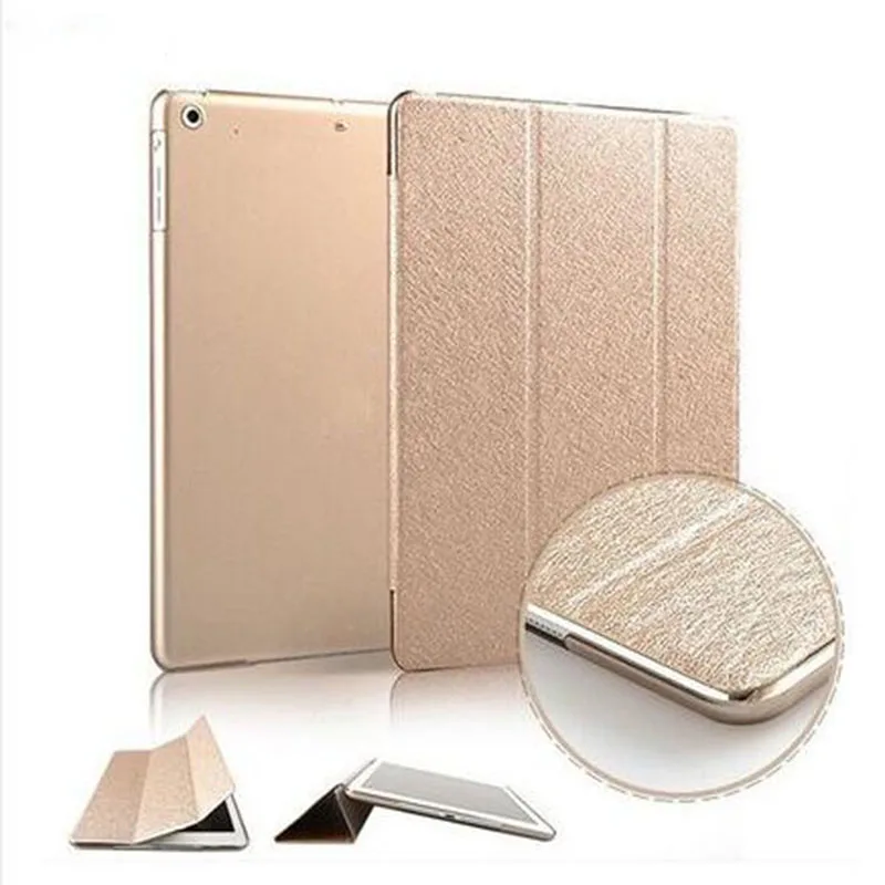 

Cases For Apple Pad 2 3 4 5 air 1 6 AIR 2 pro 9.7 inch mini 2 3 4 Portable protective Silk Smart PU PC standing Flip case cover
