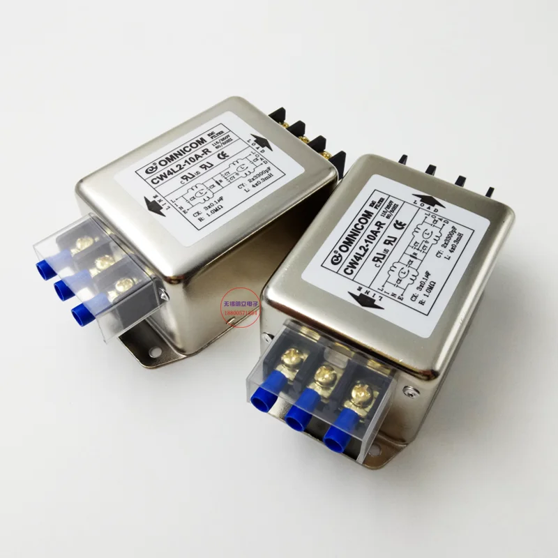 Power Filter 220V10A Two-stage Terminal Block Rail Type CW4L2-6A/10A-R | Инструменты