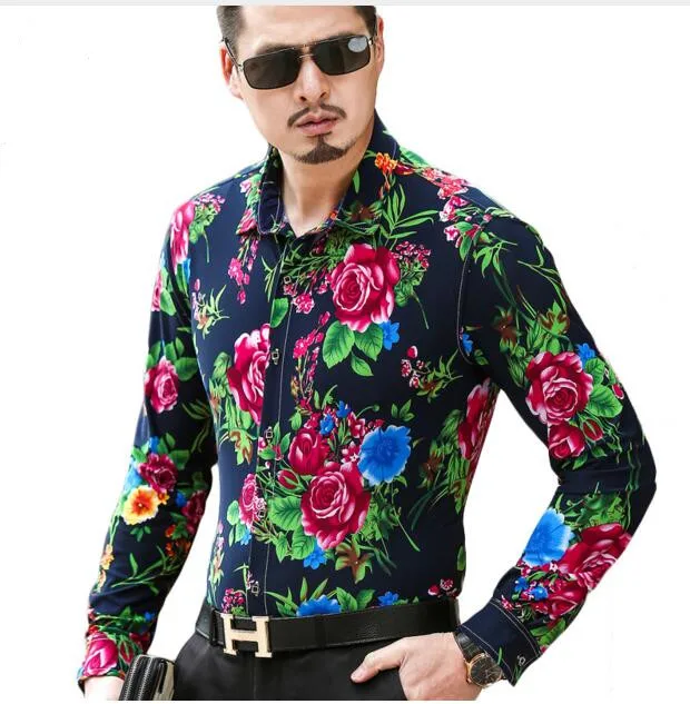 shirt met bloemen heren shirt met bloemen heren