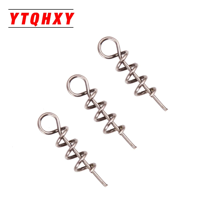 

50pcs/set Fishing hook Fixed Lock Fishing Screw Dagger Fishing Tool Cheap Soft Bait assist Soft Lures Fishing Accessories WQ368