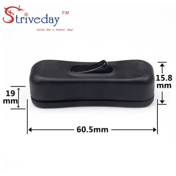 

10pcs/bag 304 Switch Halfway Rocker Push Button Rocker Switch High Quality Table Lamp Online Switch Black White transparent