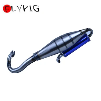 

Exhaust Muffler/ Racing Ex Pipe For JOG50 JOG 50CC Scooter Moped 2-STROKE Blue Racing Muffler Fit Minarelli 50cc 1E40QMB