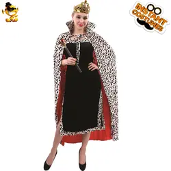 DSPLAY благородный классический красота королева Делюкс костюм для вечеринки новый дизайн средневековая королева косплей маскарадный