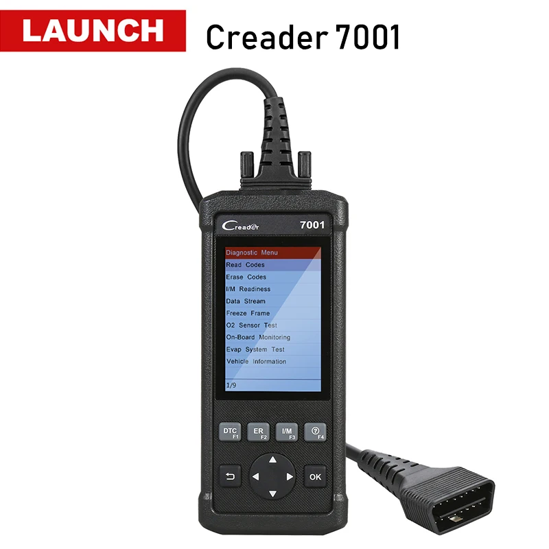 

LAUNCH CReader 7001 Full OBDII/EOBD Code Reader Diagnostic Functions Scanner/Scan Tool with Data Record and Replay