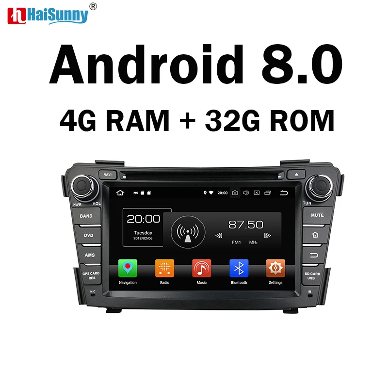 Perfect HaiSunny 4G RAM Android 8.0 Car DVD For Hyundai I40 2011 2012 2013 2014 Octa Core 32G ROM Radio GPS Player Head Unit 0 Perfect HaiSunny 4G RAM Android 8.0 Car DVD For Hyundai I40 2011 2012 2013 2014 Octa Core 32G ROM Radio GPS Player Head Unit 0