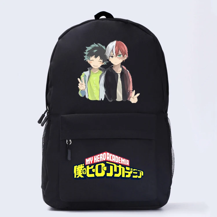 My Hero Academia Midoriya Izuku Anime Nylon Student Backpack  