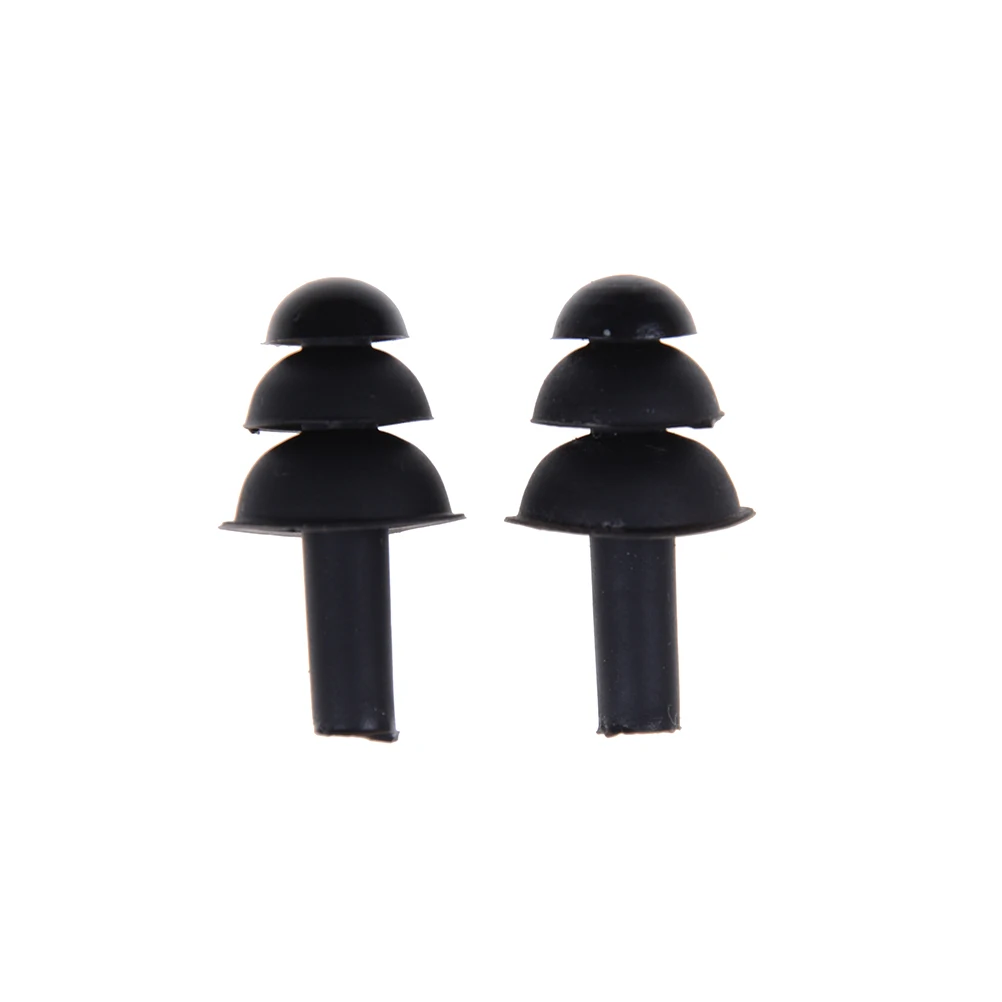 

HOT Sale 2Pcs Dive Ear Plugs Earplug Flexible Silicone Swimming