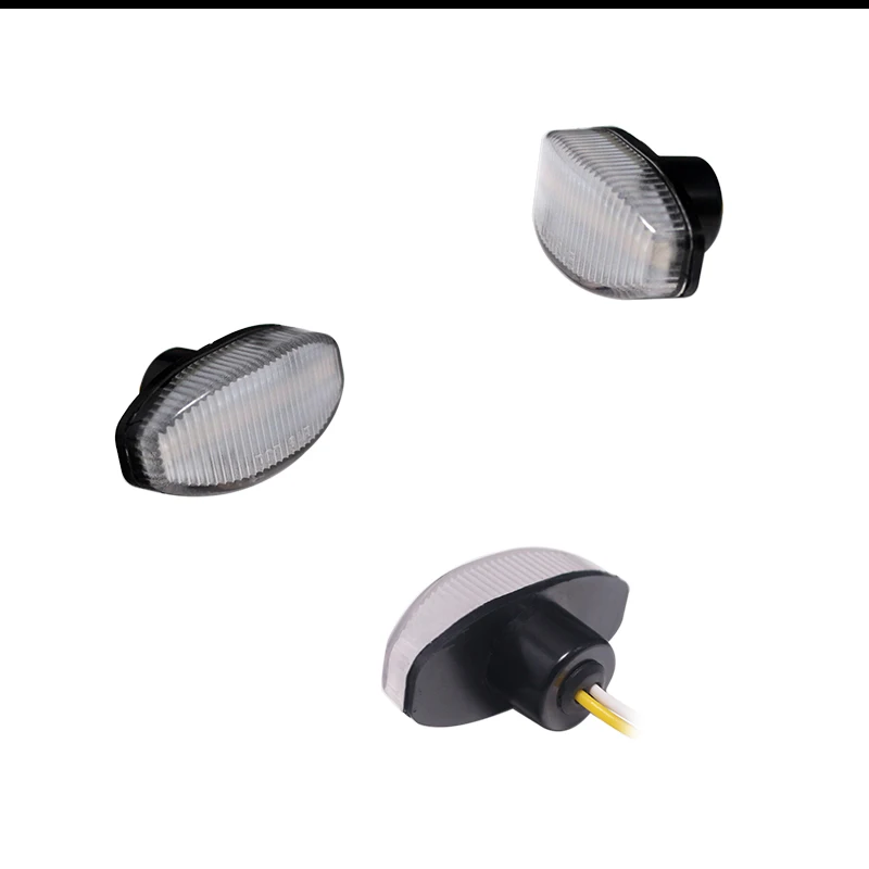 Прозрачная линза 12 SMD Янтарный светодиодный передний боковой маркер ходовые огни
