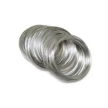 100Loops 55/60mm Dia 0.5mm Memory Steel Wire Ring Findings For Beading Bracelet Making Jewelry Metal Filament Accessories