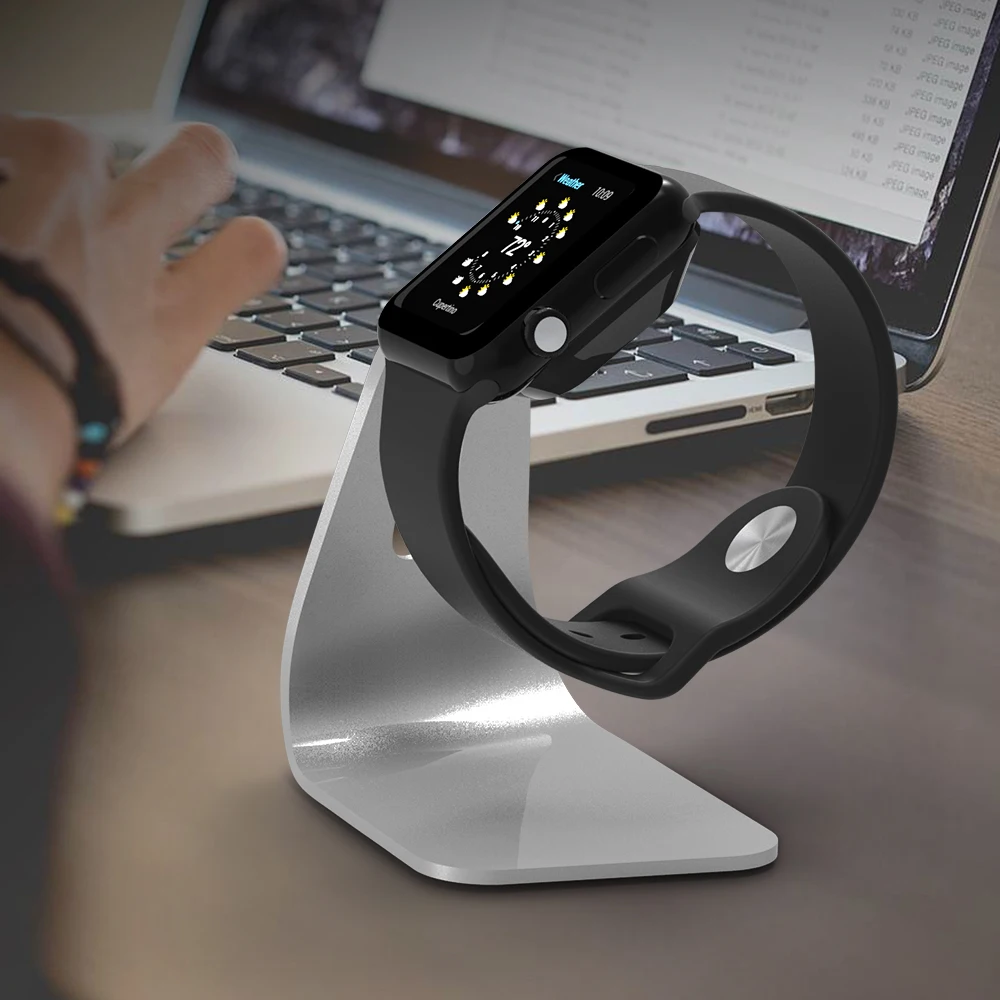 FLOVEME Алюминиевый Держатель зарядного устройства для Apple Watch 4 3 2 1 металлический