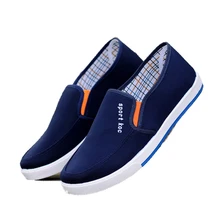 Zapato de los hombres de los hombres zapatos de lona ocasionales masculinos chaussure homme Zapatos de marca Mocasines planos cómodos