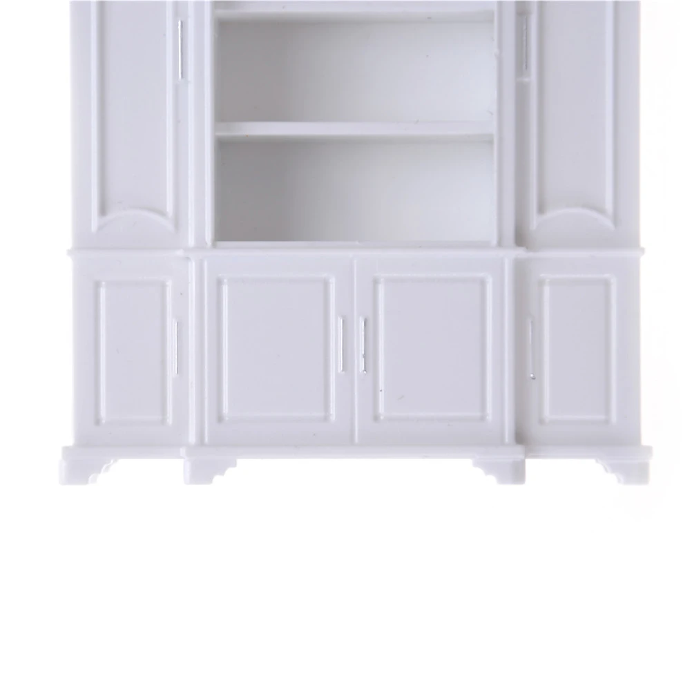 2018 новые Пластик шкаф книжный шкаф кукольный домик миниатюрная мебель Многофункциональный белый 60*20*67 мм