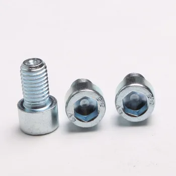 

10PCS SHCS Screws White Zinc Hex Bolts M5 * 20