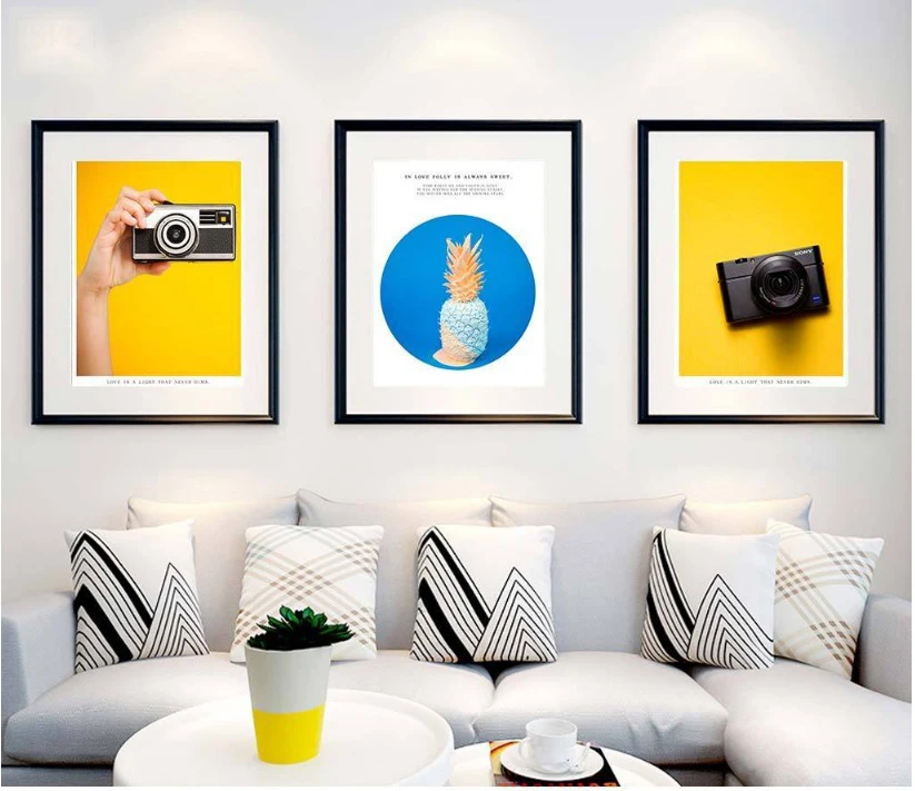SPLSPL-Nordic-Modular-Print-Pineapple-Picture-Yellow-Wall-Art-Canvas-Paintings-Cuadros-Decoracion-Dormitorio-for-Room (3)