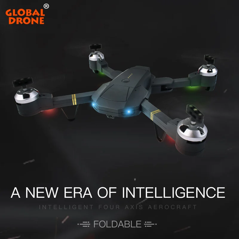 

Global Drone GW58 Remote Control Quadrocopter RC Dron High Hold Helicopter Wifi FPV Pocket Foldable Drones with Camera HD