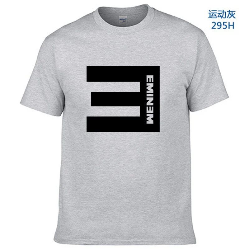 Модная брендовая одежда EMINEM Мужская футболка новинка 2018 летняя мужская Футболка