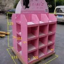 Настройка печати картонная рекламная витрина держатель, картонная витрина, выставочный дисплей