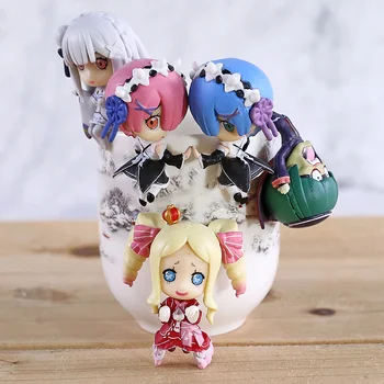 

Q Version Rem Action Figure Re:life in a Different World from Zero PVC Collection Model Toy 5pcs/set