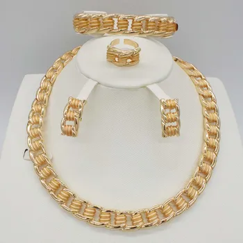 

Bohemia Jewelry Collar Jewelry Set Fashion Necklace Earrings Bracelet Set For Women For Wedding Jewelry