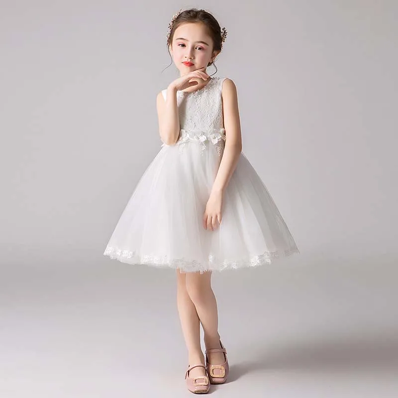 

Children Evening Christmas Girl Dresses Long Costume Princess Kids Bridesmaid Lace Girls Dress For Wedding and Party 12 Years