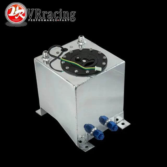 VR RACING - 10L Aluminium Fuel Surge tank mirror polish Fuel cell with foam inside/sensor VR-TK38 VR RACING - 10L Aluminium Fuel Surge tank mirror polish Fuel cell with foam inside/sensor VR-TK38