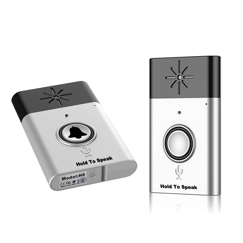 Intelligent Wireless Doorbell Voice Intercom 300M Distance Door Bell Outdoor Transmitter + Indoor Receiver Door Ring Intelligent Wireless Doorbell Voice Intercom 300M Distance Door Bell Outdoor Transmitter + Indoor Receiver Door Ring