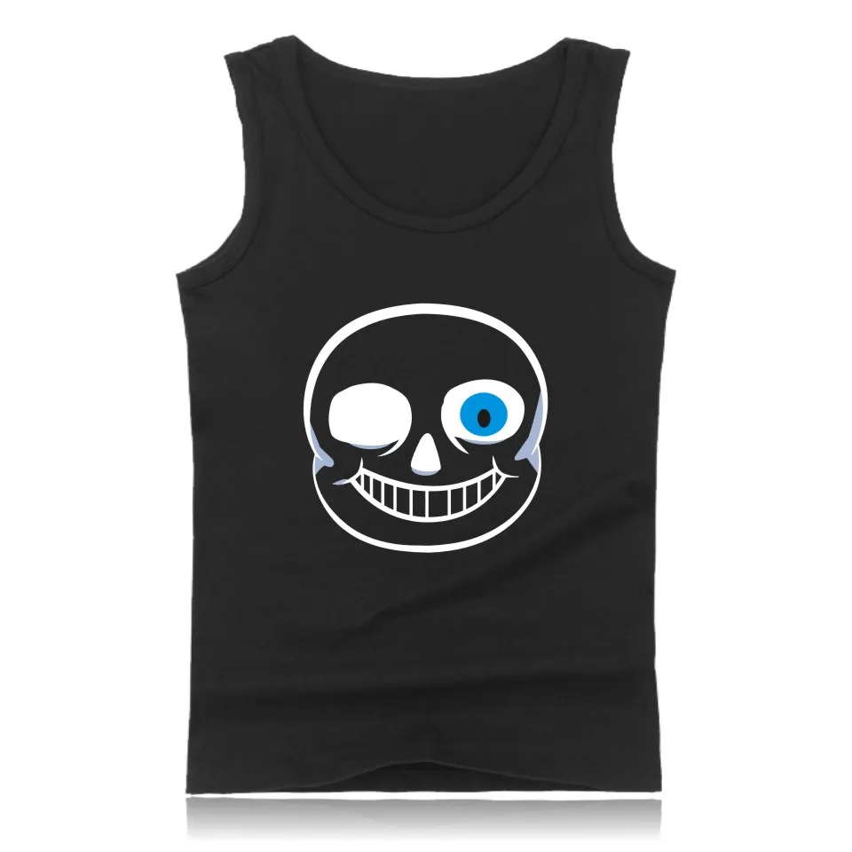 Мужские майки Skull Brother Undertale летние безрукавки большого размера|tank tops for men|muscle tank