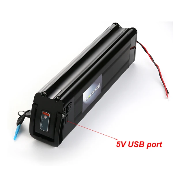 Top electric bike battery 48v 20ah 1000w lithium ion battery pack for electric bike with charger +USB port Use LG Cell 12