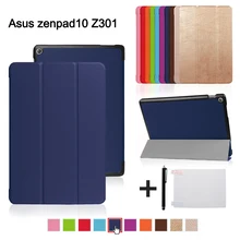 Чехол для ASUS Zenpad 10 Z301MLF Z301ML Z301, противоударный защитный Магнитный чехол из ПУ 10,1 дюйма для планшета