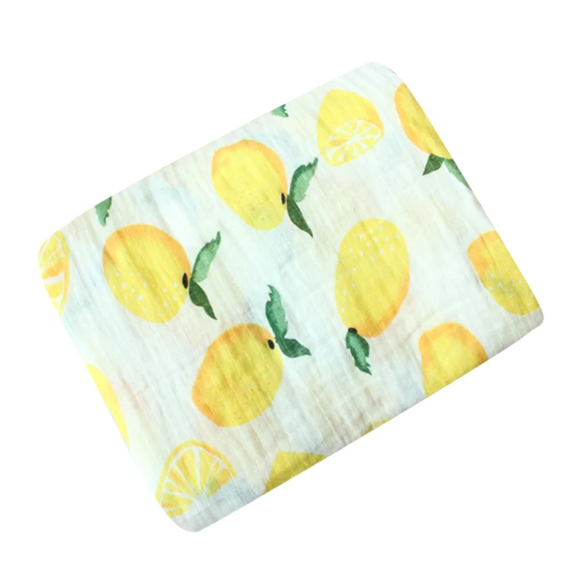 cheap Summer Baby Swaddle 70% Bamboo 30% Cotton Newborn Lovely Blanket Bath Towel Bed Sheet Wrap Baby Bamboo Cotton Blanket 110*110CM