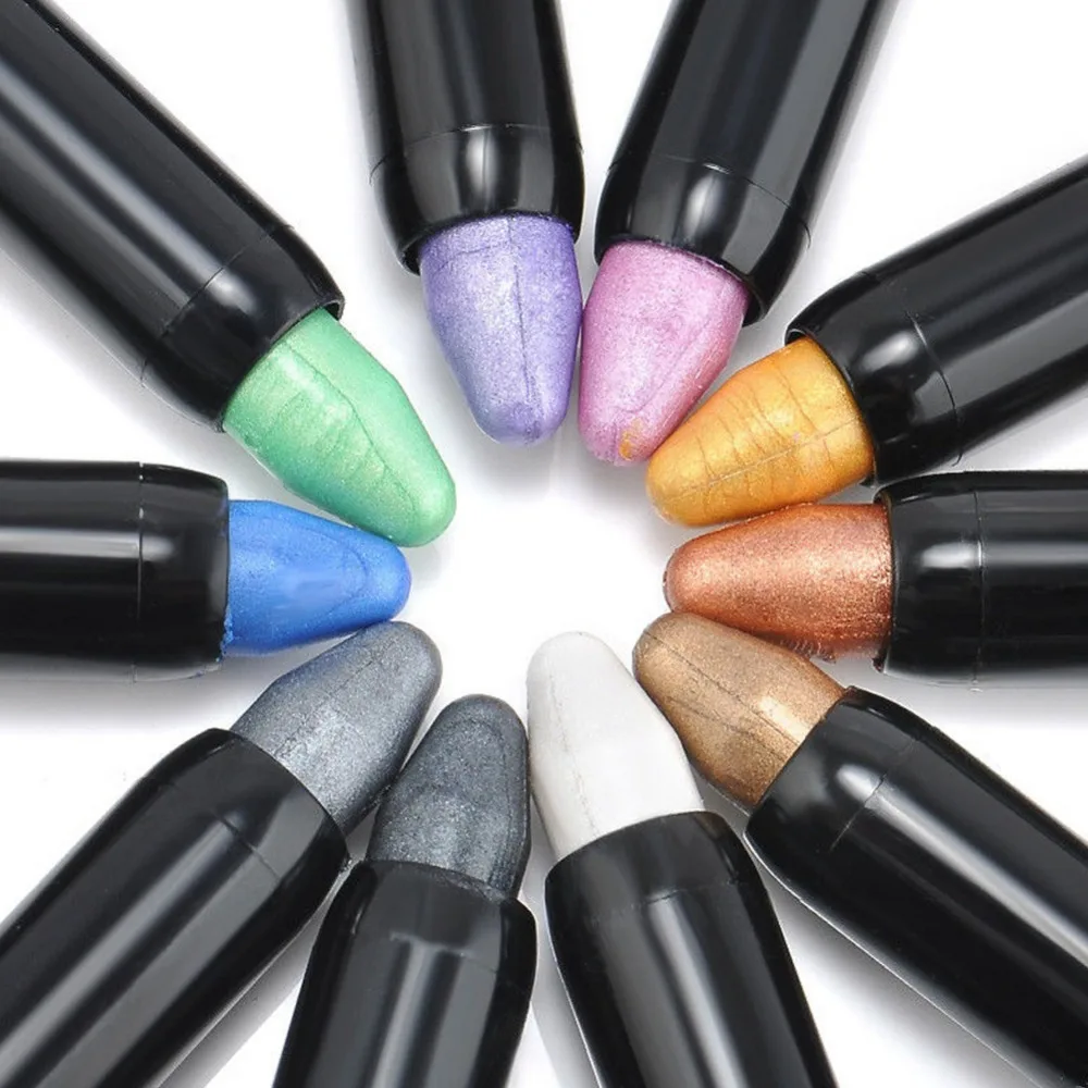 Новинка 1 шт. красивые 15 различных цветов хайлайтер Тени Карандаш Косметика