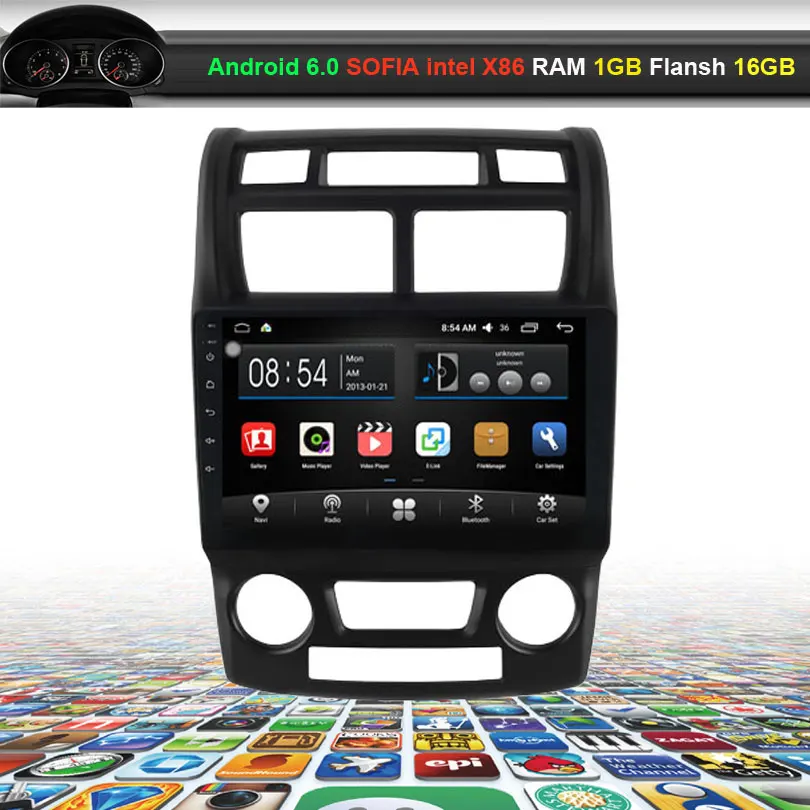 

9 inch Car Video Audio Player for KIA Sportage 2011-2013 with GPS Navigation Bluetooth Wifi (NO DVD)