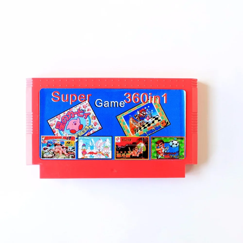 

Top Quality Game Cartridge 60 Pins 8 Bit Game Card - 360 IN 1