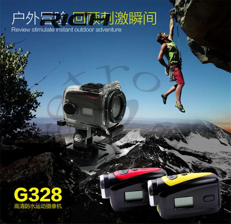 DHL 20 шт./лот G328 1080P HD Водонепроницаемая цифровая видеокамера для домашнего и