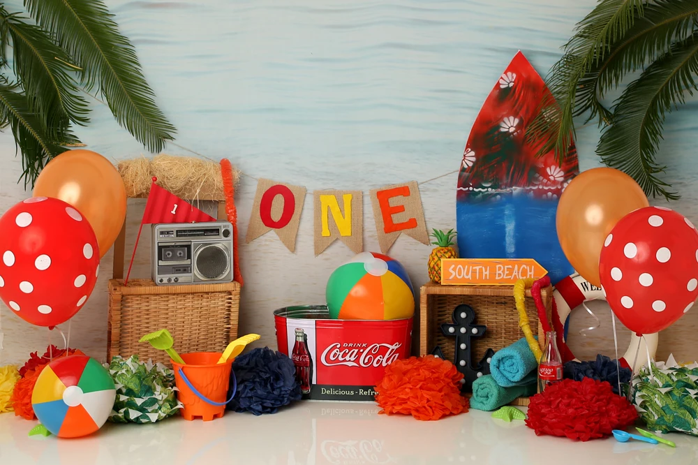 

Free shipping beach scenic decoration photography backdrops,fond photographie,baby children vinyl photographic background