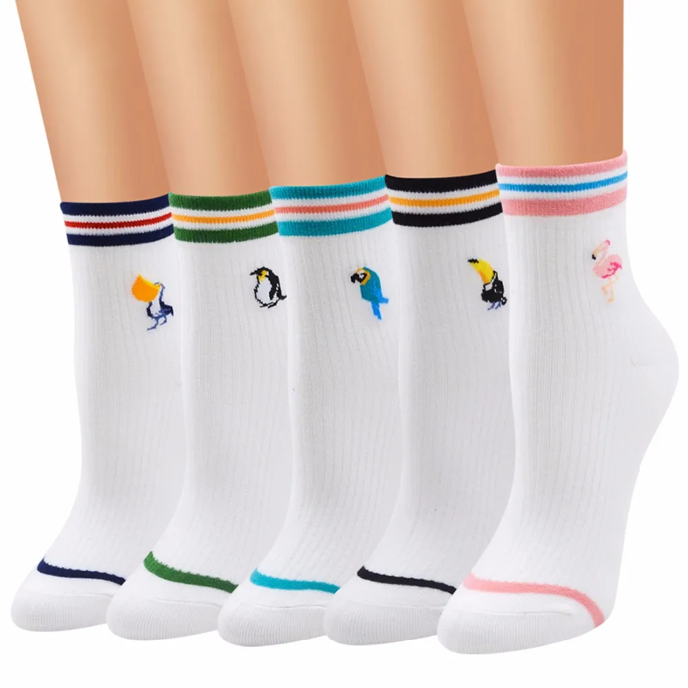 New Cartoon Flamingo Women Cotton Socks Girl Cartoon Animals Novelty Cute White Socks For Female Ladies Birds Socks Funny Meias New Cartoon Flamingo Women Cotton Socks Girl Cartoon Animals Novelty Cute White Socks For Female Ladies Birds Socks Funny Meias
