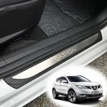 Для Nissan Qashqai J11 Нержавеющая Накладка на порог, защитная накладка, накладка на педаль, аксессуары для автомобиля