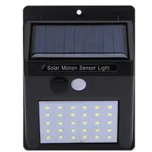 Waterproof IP65 30 LED Solar Light Solar Panel Power PIR Motion Sensor Garden Light Outdoor Pathway Sense Solar Lamp Wall Light