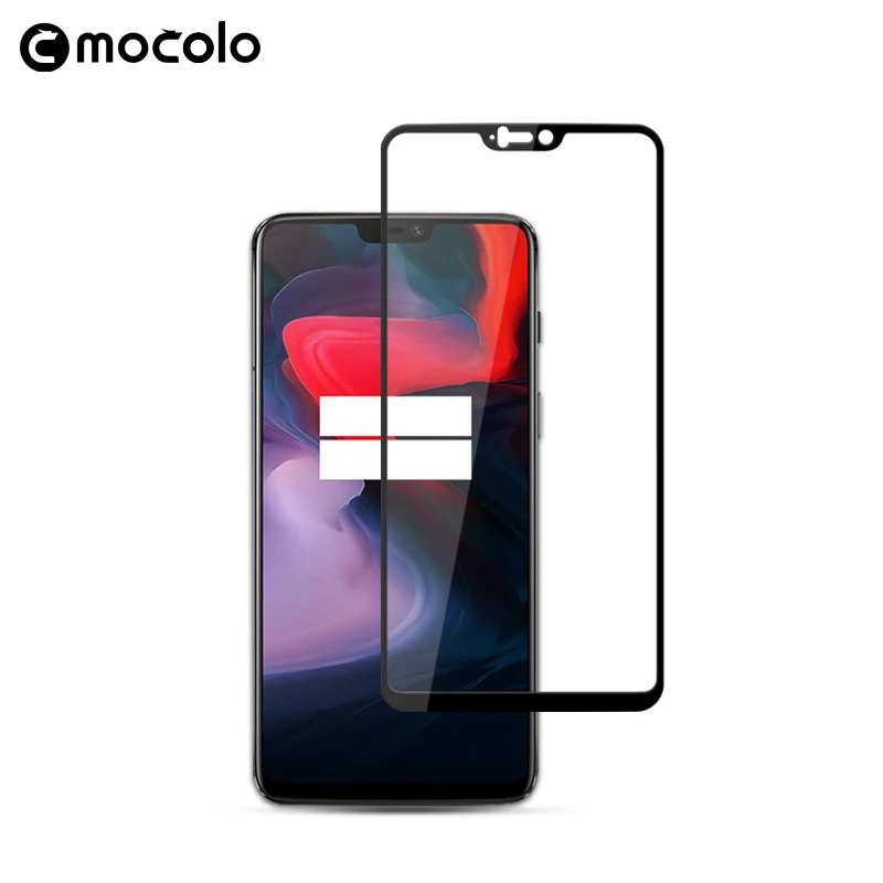 

Mocolo Tempered Glass Film 2.5D Curved 0.33mm Full Screen Cover 9H Hard Screen Protector Tempered Glass For Oneplus 6 Glass film