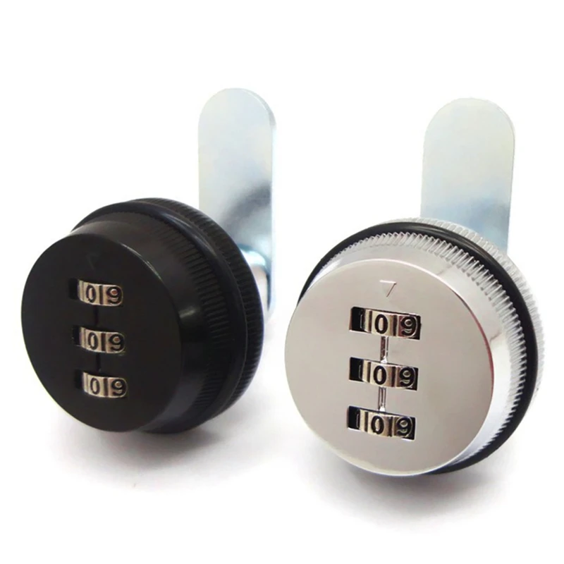 

Combination Cabinet Lock Key Less Drawer Locks 3-digit Password Security Home Cam Lock Zinc Alloy Door Hardware for Mailbox