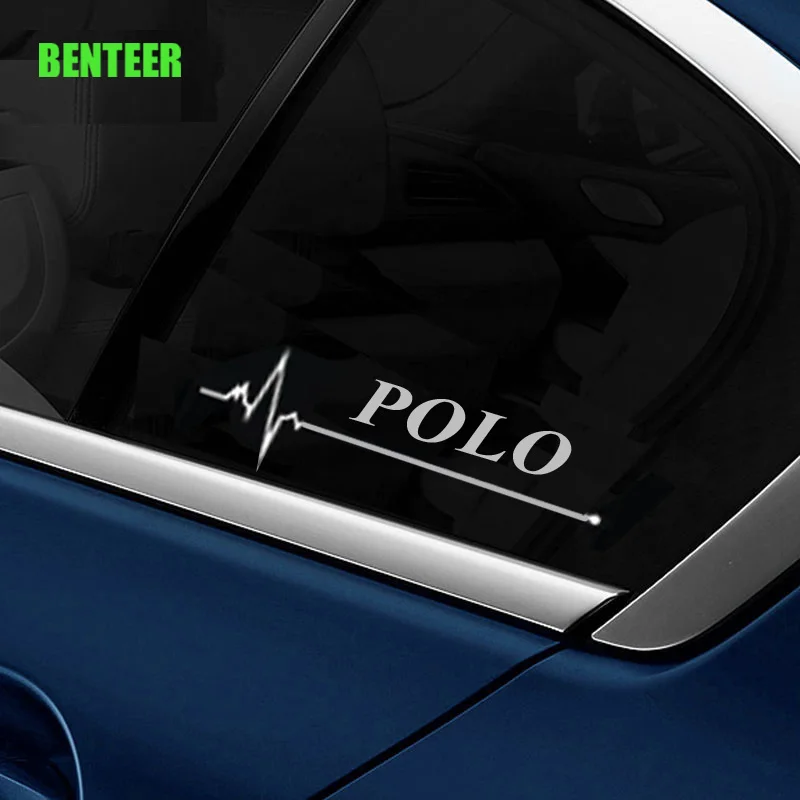 1 пара наклеек на автомобильные окна KK для Volksagen polo | Автомобили и мотоциклы
