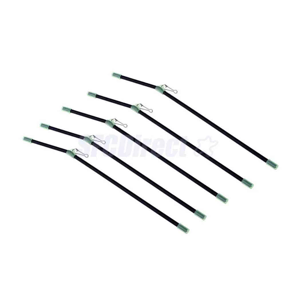 5Pcs Anti   Booms with Strong Snap, Luminous Fishing Rig Bent Booms - Sea Fishing, Coarse Fishing