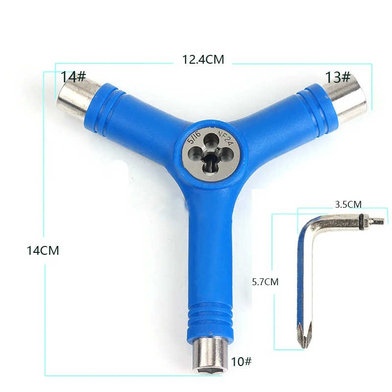 Все-в-одном скейтборд Y инструмент Отвертка Многофункциональный Лонгборд миниатюрный гаечный ключ инструменты для ремонта скейтборда