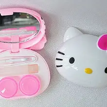 Милый дизайн hello kitty контактный чехол для объектива контейнер для контактных линз коробка laa-D27
