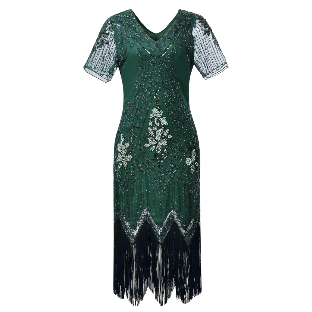 green flapper costume