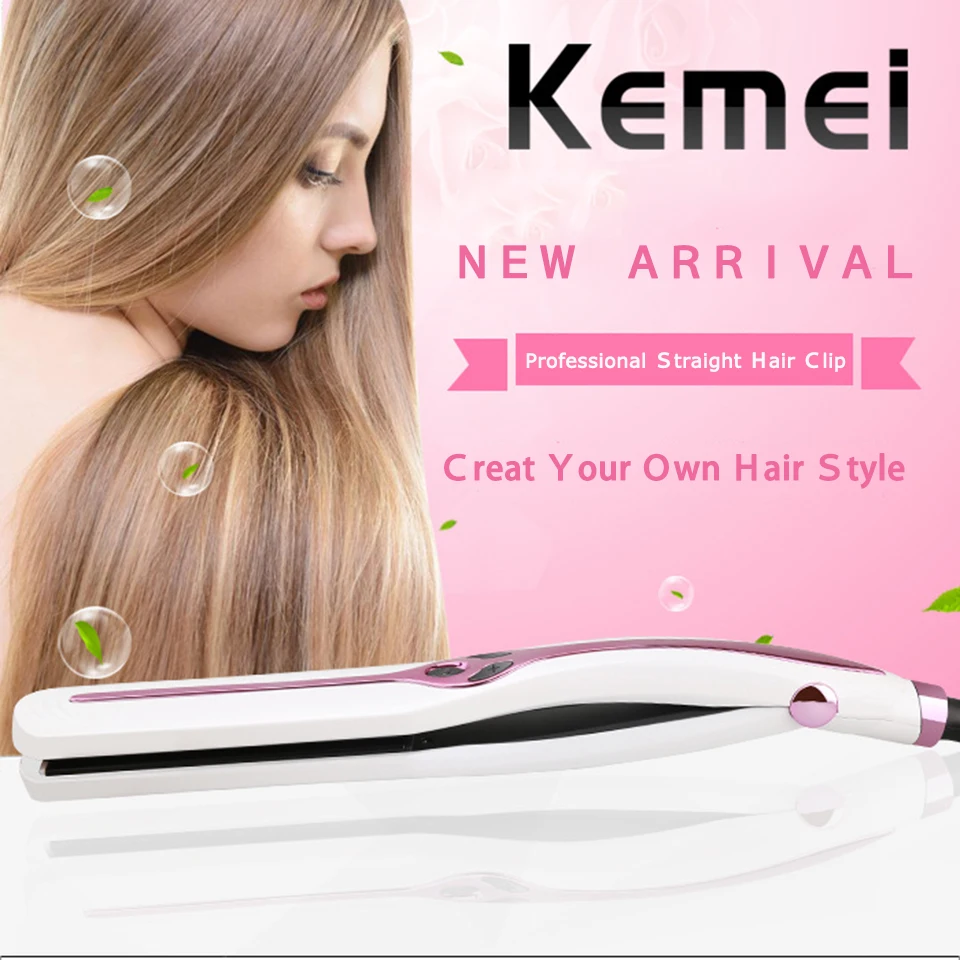 Kemei Контроль температуры Kemei электрическая выпрямления волос волны ролик Магия щипцы для завивки Керамика Уход за волосами детей