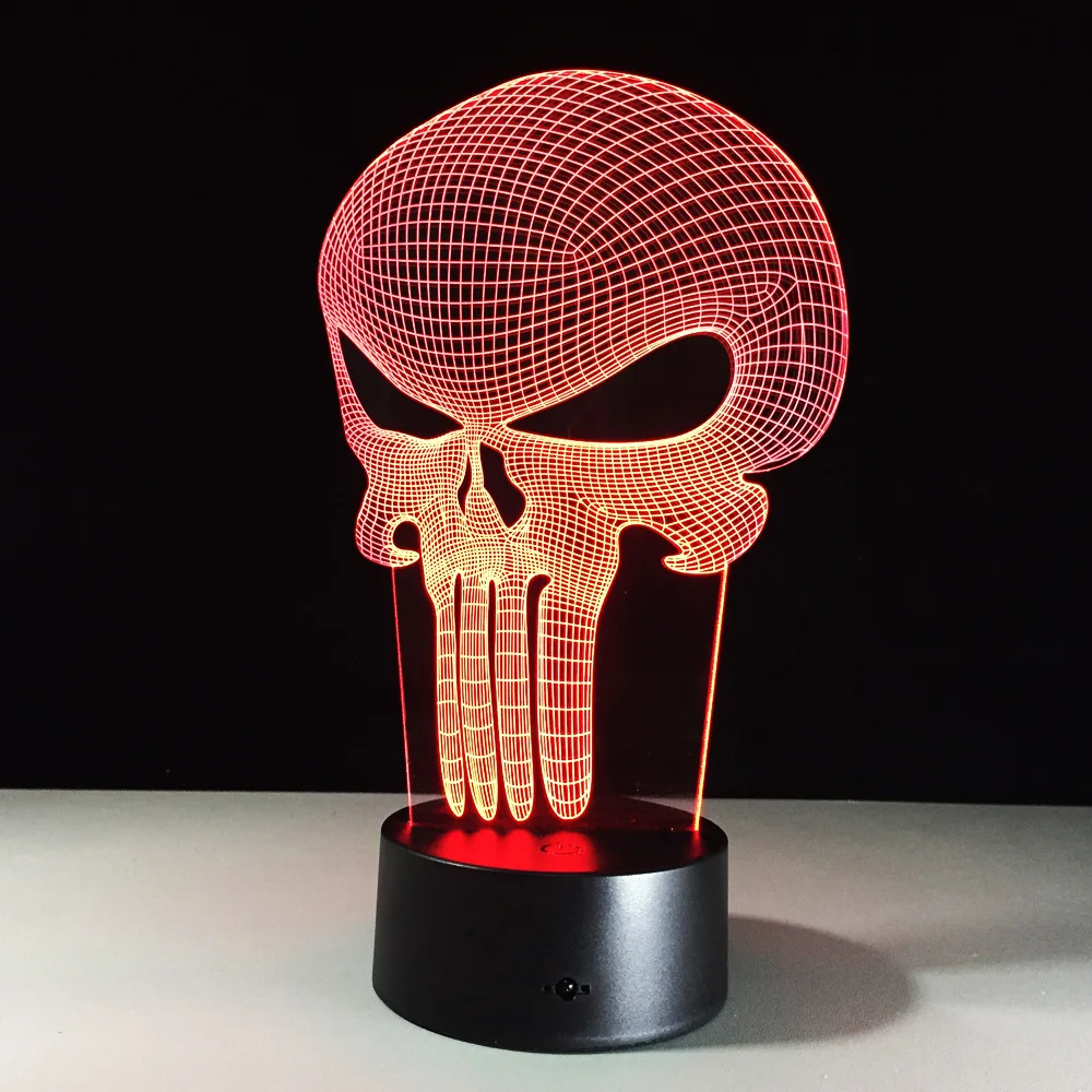 3D-LED-Color-Night-Ligh-Changing-Lamp-Punisher-Skull-Multi-colored-Bulbing-Light-Acrylic-3D-Hologram (2)