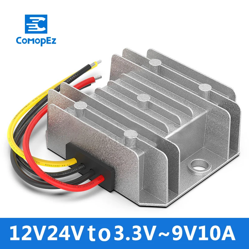 12V повышающий преобразователь постоянного тока 12V 24V до 3,3 V 3,7 V 4,2 V 5,6 V 7,5 V 9V 10A DC Питание модуль повышающего DC-DC Conversor автомобиля Питание